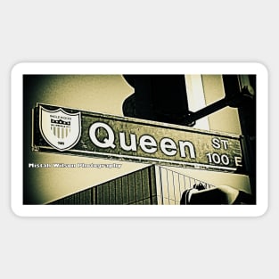 Queen Street1, Inglewood, CA by Mistah Wilson Sticker